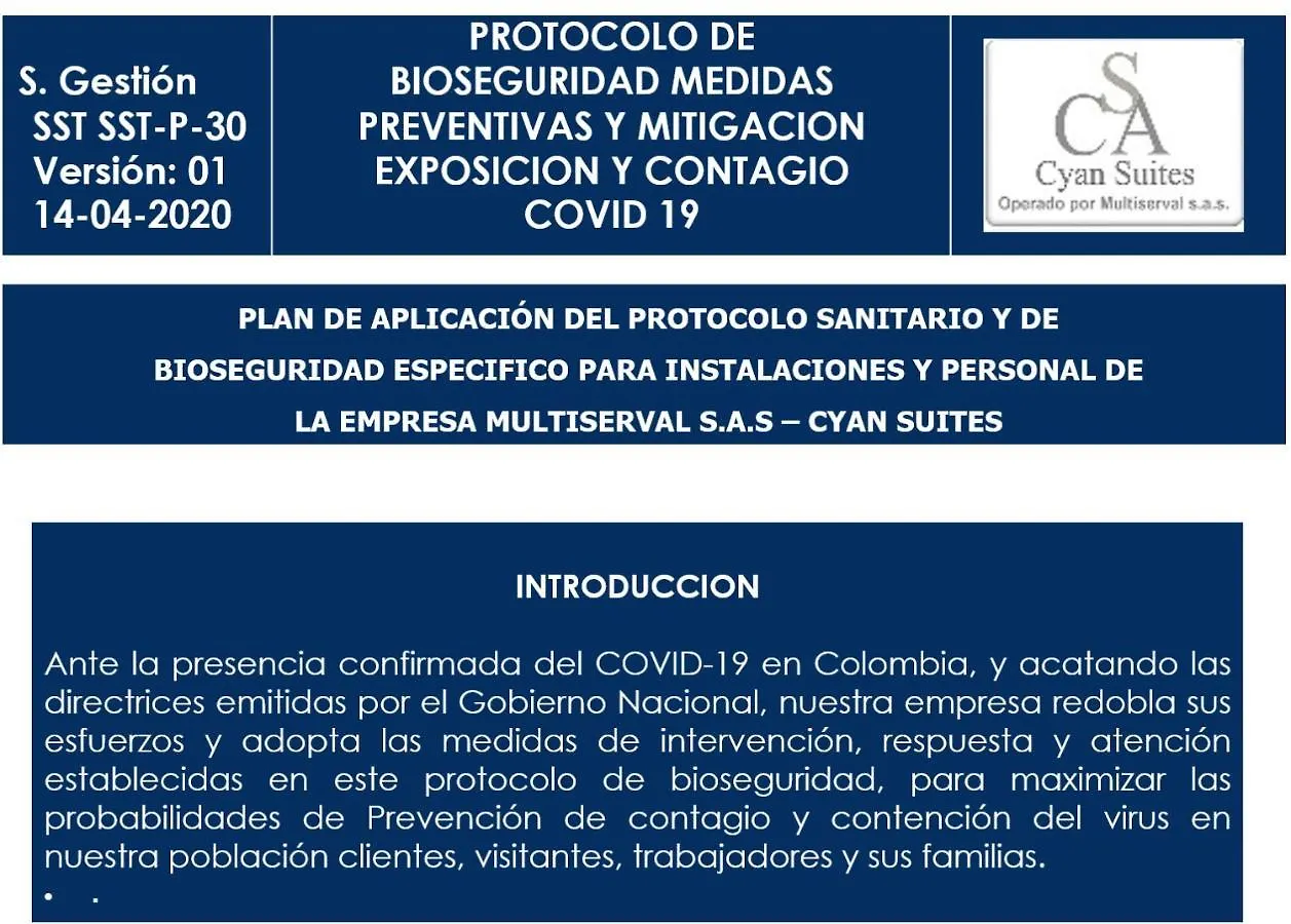 Cyan Suites Medellín 0*,  Colombia